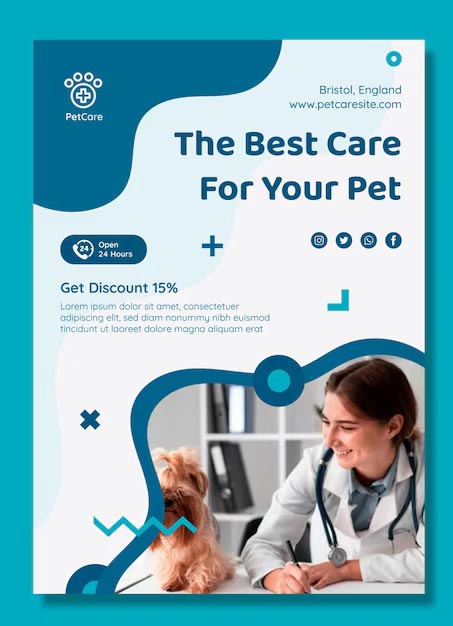 veterinary-leaflet-design-print